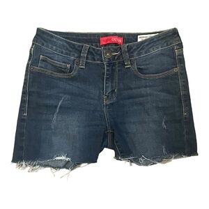 Guess Medium Rise Curvy Skinny Jean Shorts Sienna Curvy Fit Womens Denim 28